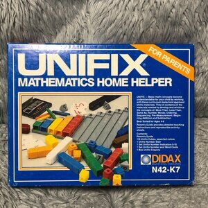 Unifix Mathematics Home Helper Didax N42-K7 Homeschool Education Cubes VTG